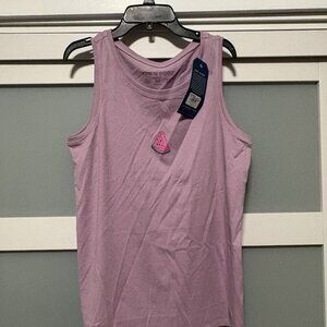 Life is Good Watercolor Watermelon Tank Top Shirt Size Medium Purple